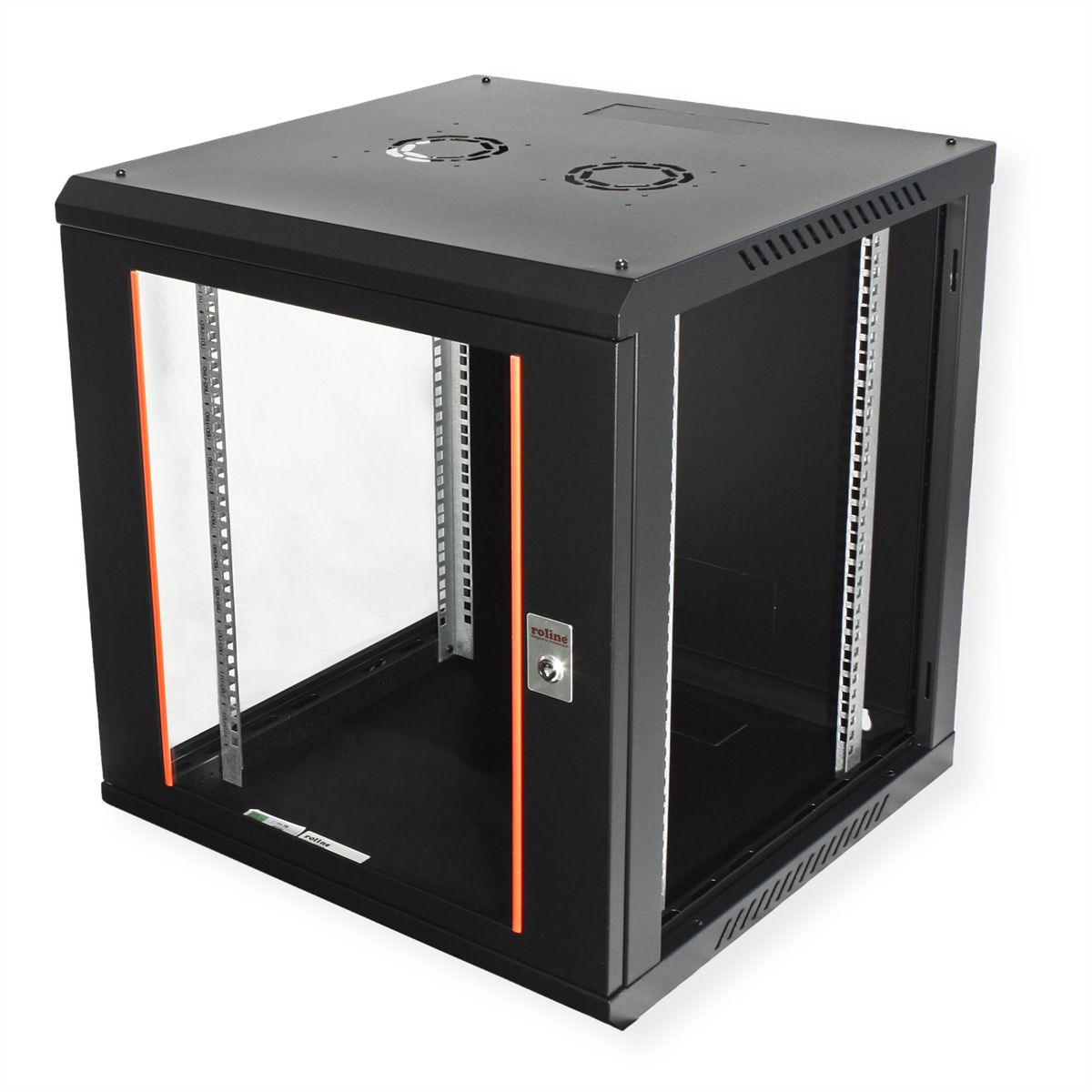 ROLINE 19" Boîtier mural Basic Plus 12U, 600x600 LxP noir