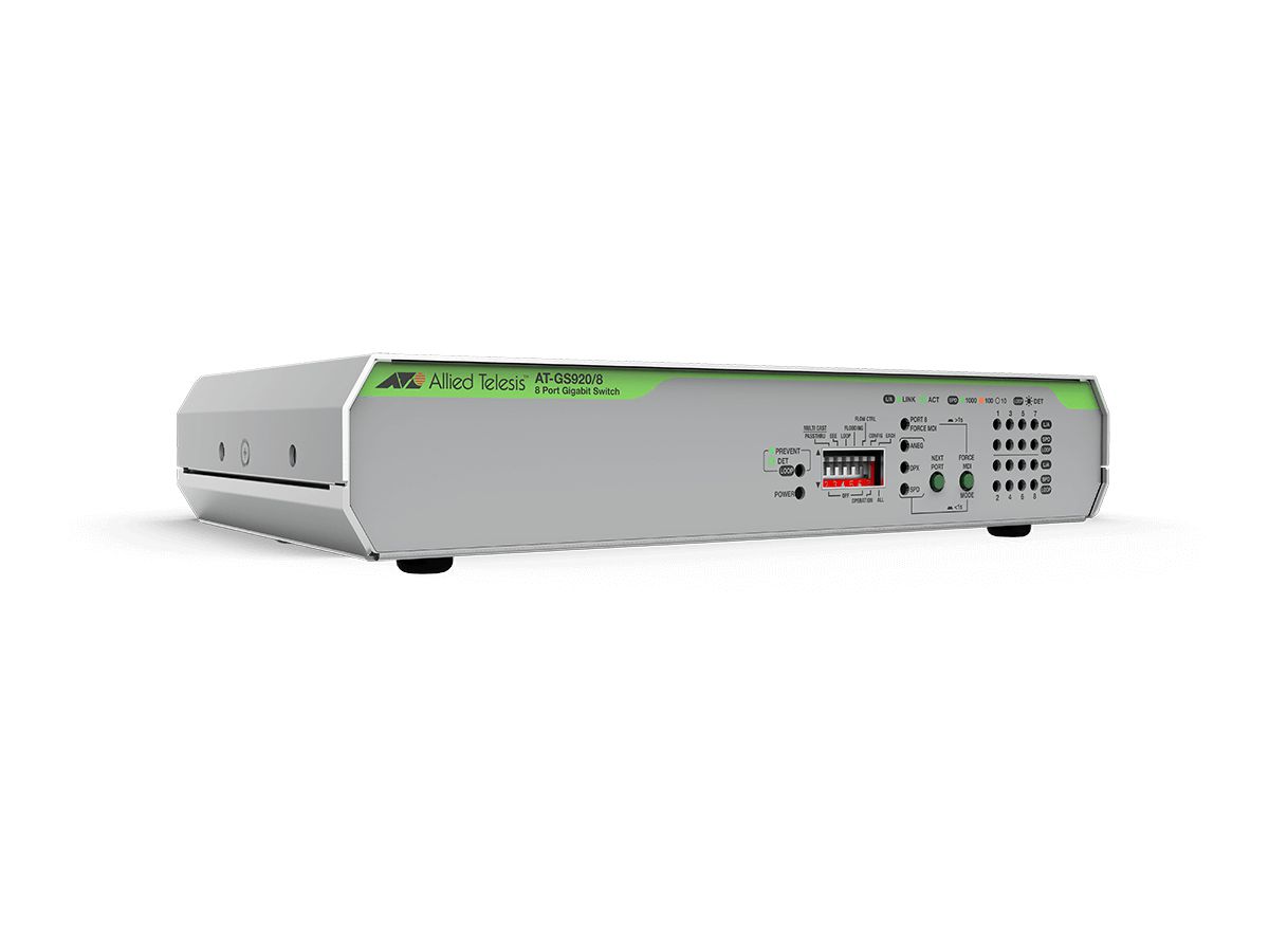 Allied Telesis AT-GS920/8-50 Géré Gigabit Ethernet (10/100/1000) 1U Gris