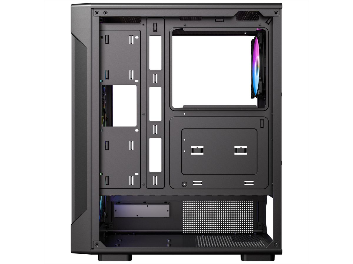 ANTEC VX-320 ARGB Boîtier PC ATX, Micro-ATX, ITX Mid Tower Gaming, noir