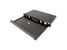 ROLINE Panneau FO 19" vide, 1U, 16 ports, pour Keystones FO, noir