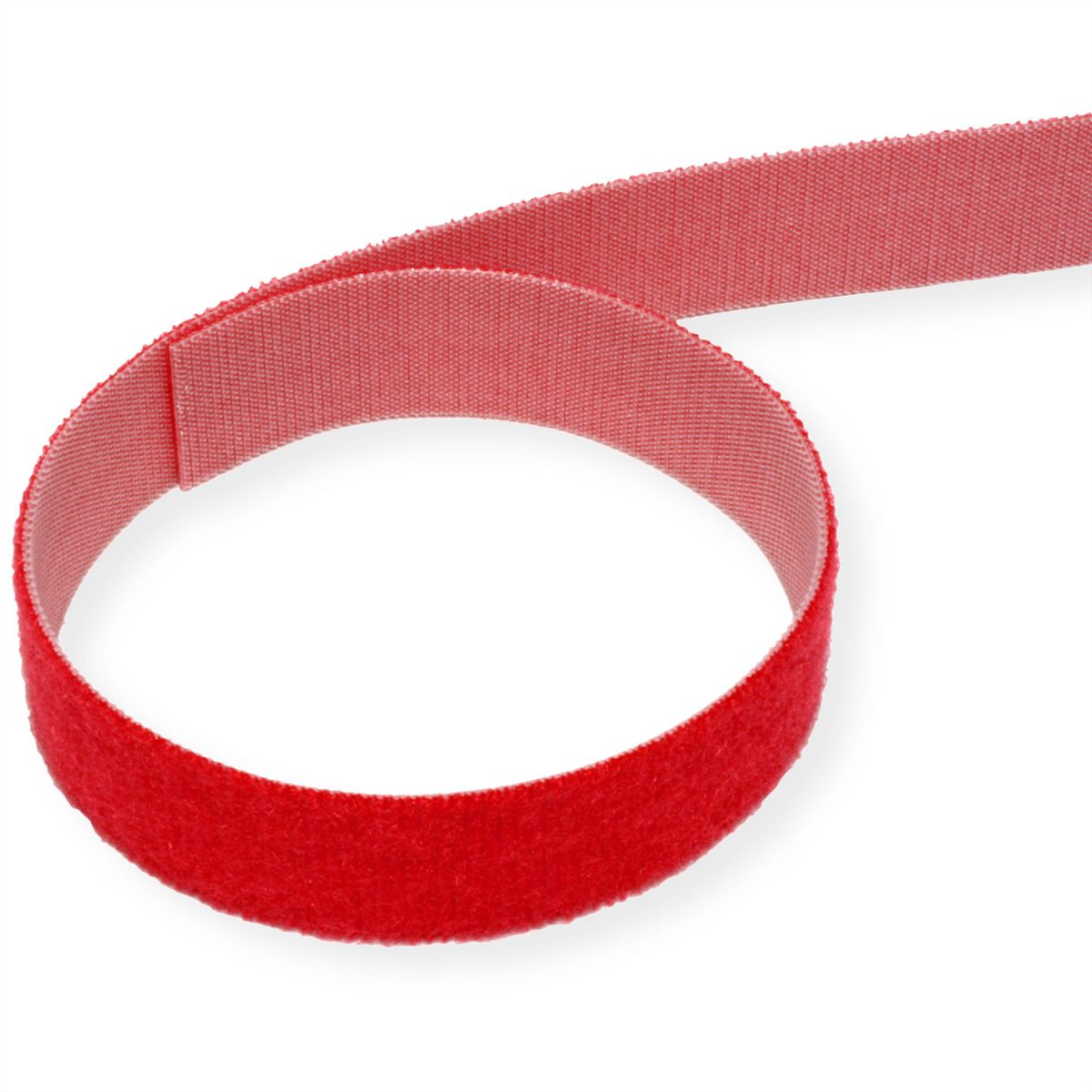 VELCRO® ONE-WRAP® Bande sur rouleau, 20mm, rouge, 25 m