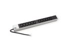BACHMANN PDU Basic 19" 1U (230-400 V / 50 Hz), équerre de fixation incluse