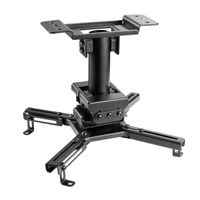 VALUE Support robuste pour projecteur, fixation sous plafond, jusqu'à 45 kg, noir