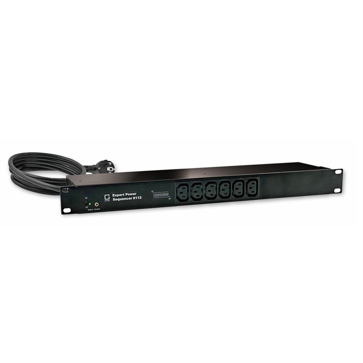 GUDE 8112-2 Expert Bypass Sequencer 6x C13 avec protection contre les surtensions et filtre réseau