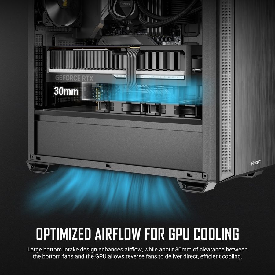ANTEC Performance P7S Boîtiers PC Mid Tower, ATX, M-ATX et ITX, argent