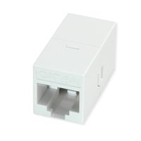 ROLINE Coupleur RJ-45 non blindé, Cat.6A/Classe EA, blanc