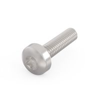 Vis à tête cylindrique de SCHROFF, Torx, acier nickelé, M2,5 × 10 mm, 100 pièces