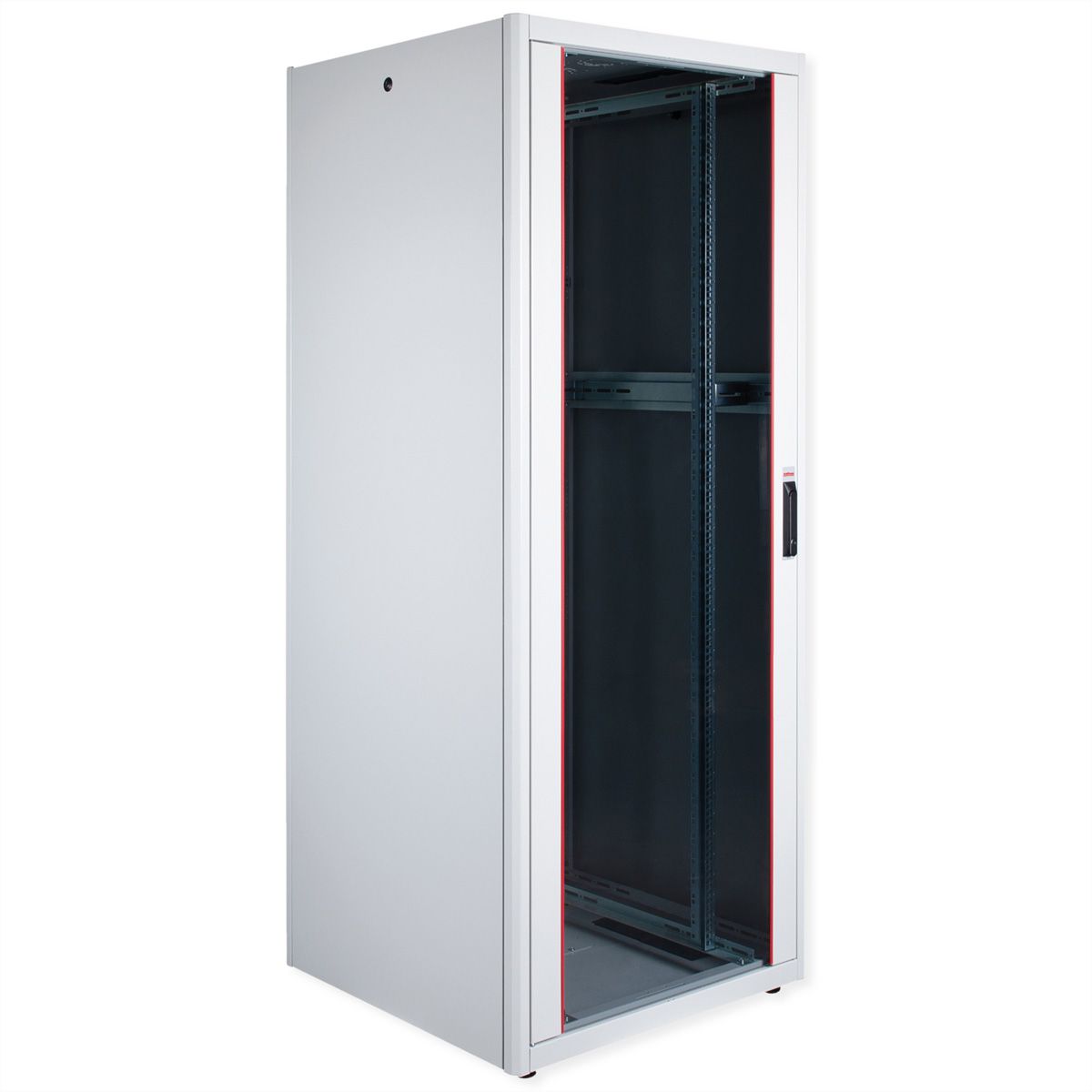 ROLINE 19" Baie réseau Pro 42U, 800x800 LxP Porte verre gris