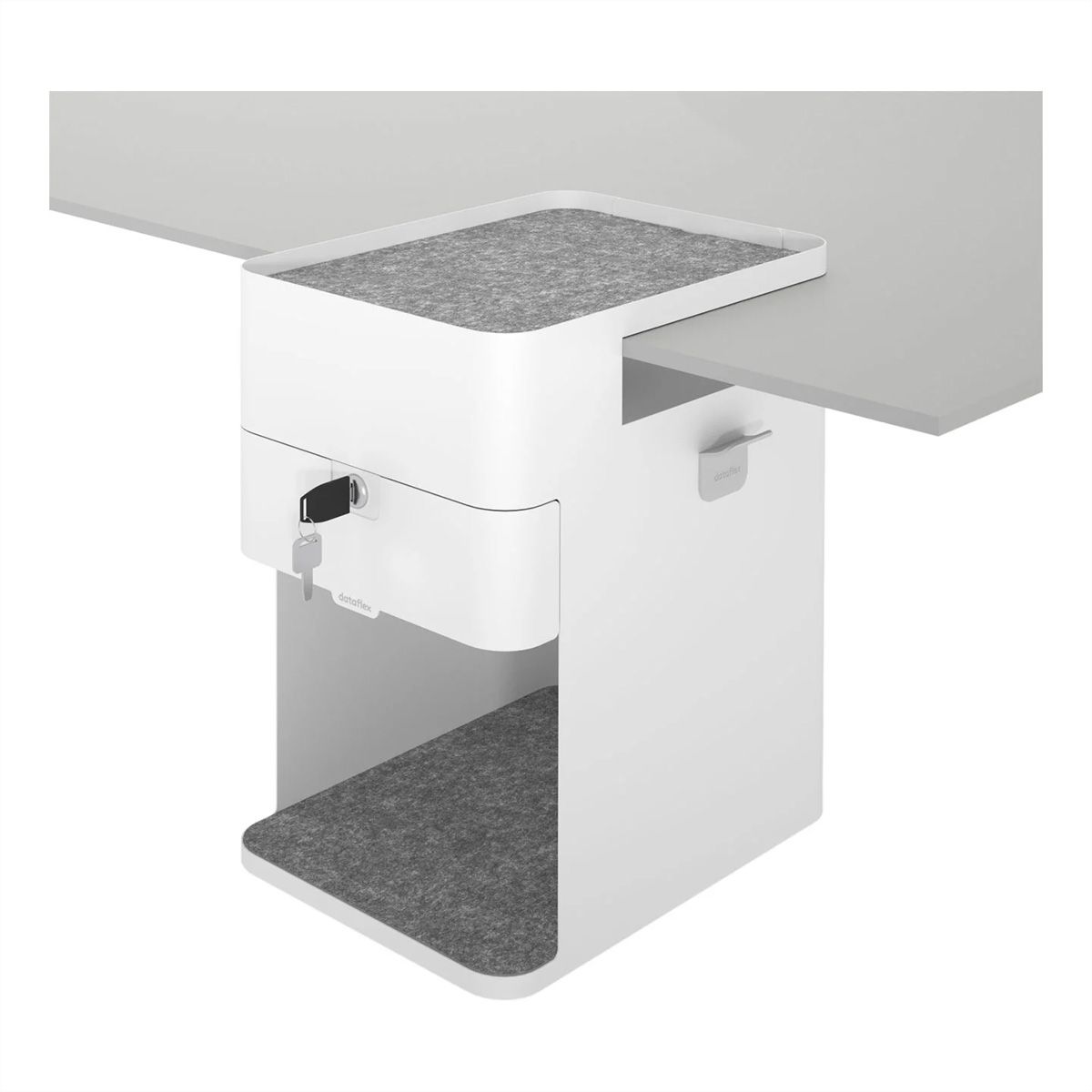 DATAFLEX Bento® desktop locker, 500, blanc