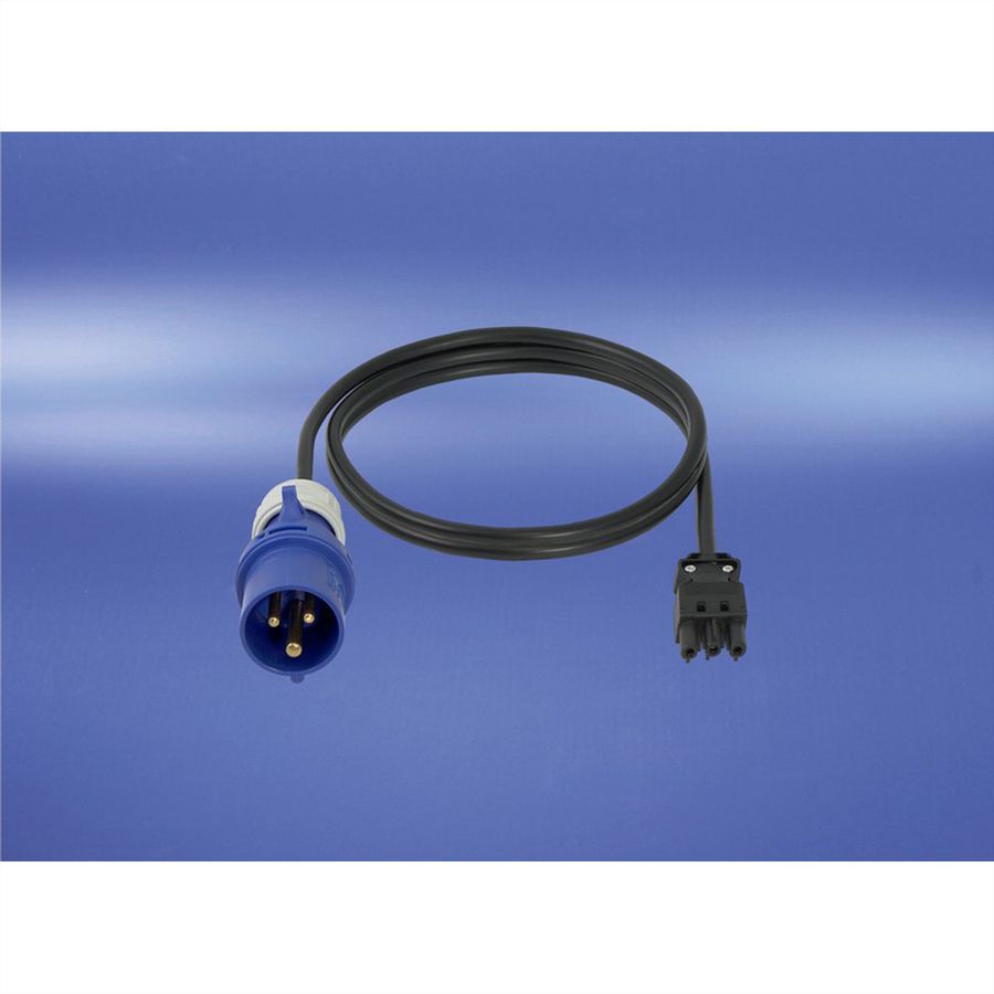Câbles de raccordement SCHROFF Wieland® pour réglette de prises, GST18, 2.5 m, IEC 60309