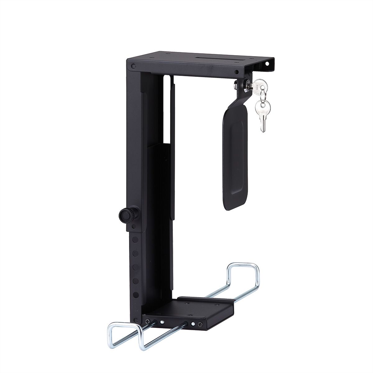 ROLINE Support pour Slim/Mini PC, verrouillable, noir