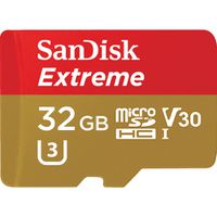 Sandisk Extreme 32Go MicroSDHC UHS-I Classe 10 mémoire flash