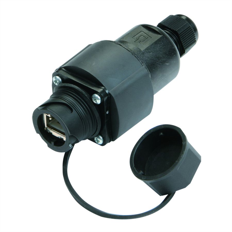 TELEGÄRTNER STX V1 Prise libre, Module RJ45 B Cat.6A (ISO/IEC)