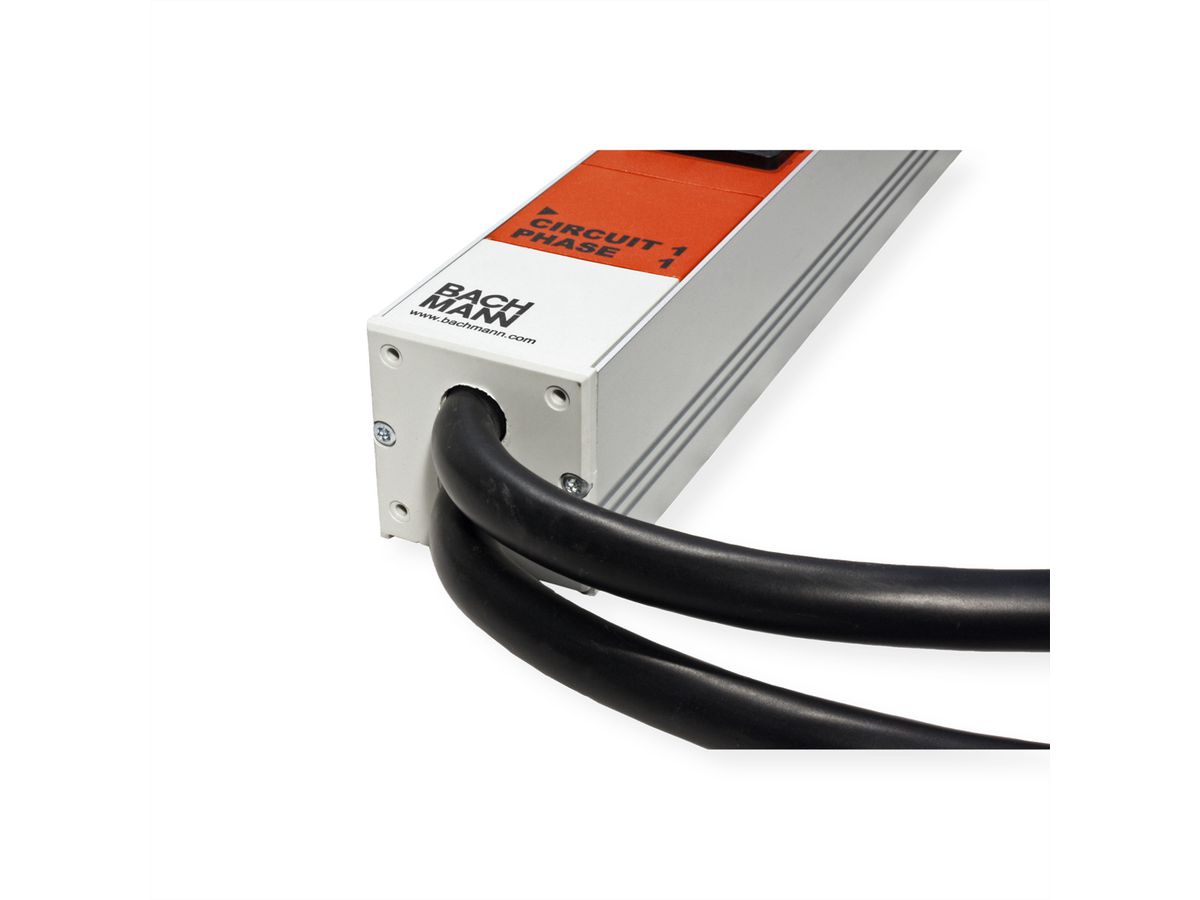 BACHMANN IT PDU ALU 0U 48x C13 2x3x32A ouvert