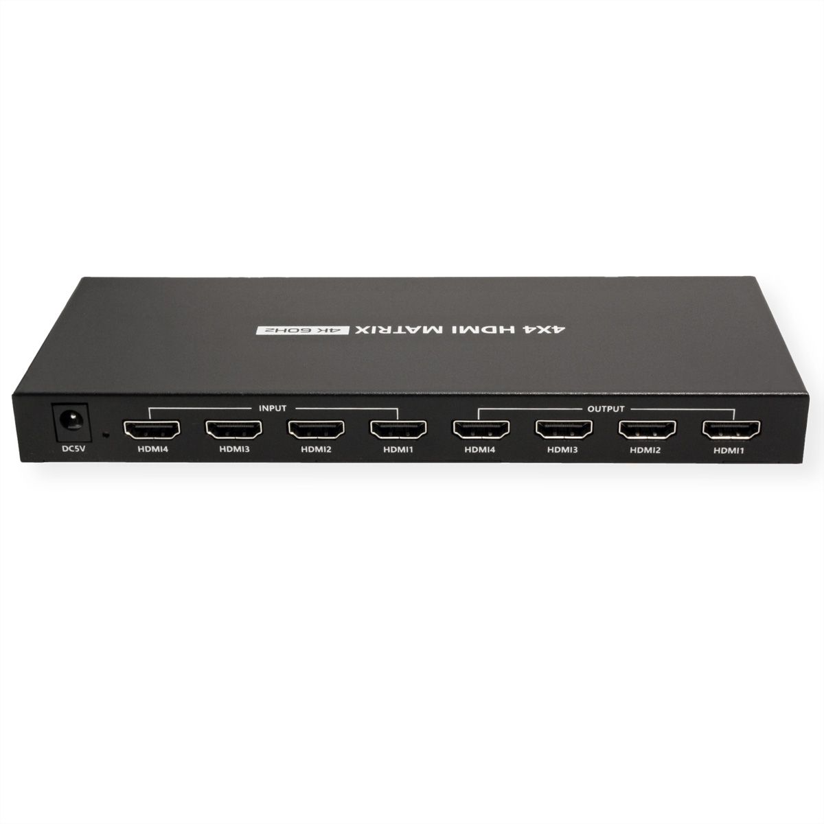 VALUE Switch Matriciel HDMI 4K, 4 x 4, avec télécommande