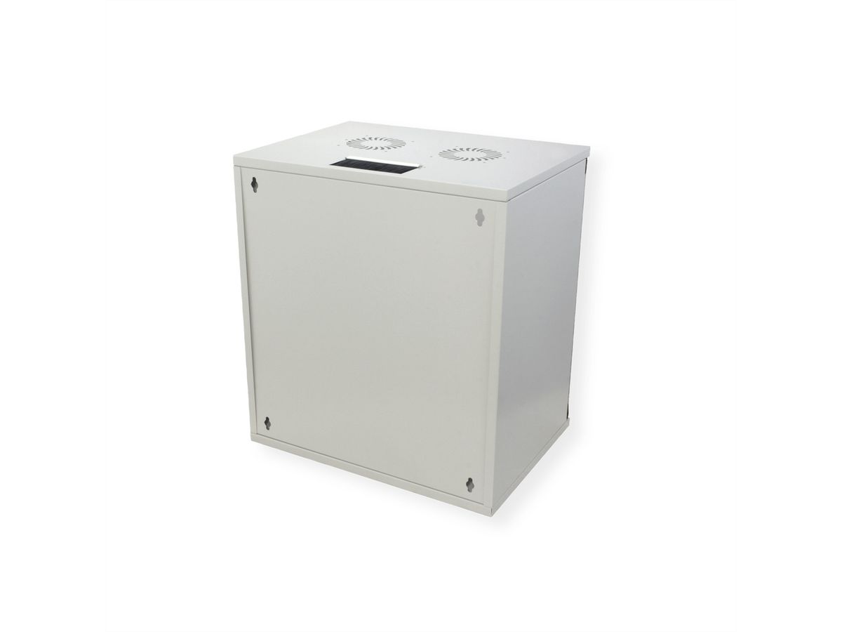 ROLINE 19" Boîtier mural Basic 12U, 540x400 LxP gris, EN KIT