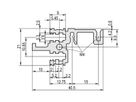 SCHROFF type DH-LD stable, toit long - FICHE MODULAIRE AVANT 84TE DH LD