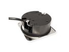 BACHMANN TWIST 2 2xUTE 2,0m AEH aspect inox carré, Mesure p.Ph.3mH05VV-F 5G4 CEE3x32A Lan