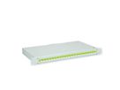 TELEGÄRTNER BASIS eco Panneau FO avec coupleurs, 24x LC Duplex, vert sapin, OM5