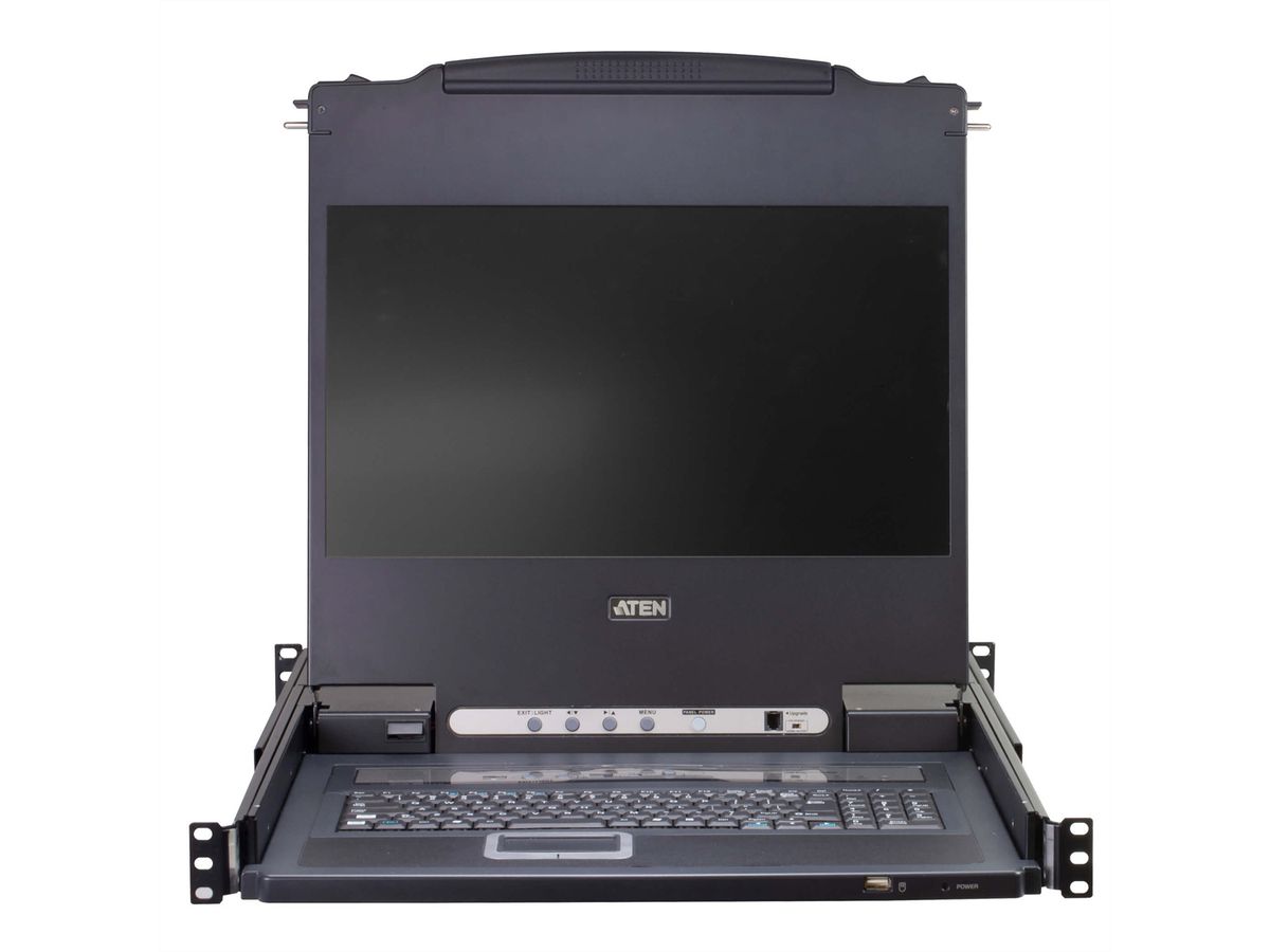 ATEN CL5716M Commutateur KVM VGA LCD 43cm PS/2-USB 16 ports , FR-Layout