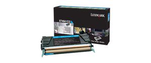 Lexmark X746A1CG Cartouche de toner Original Cyan 1 pièce(s)