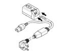 SCHROFF Thermostat avec prise SCHUKO/UTE, câble secteur pour refroidissement, 230 VAC