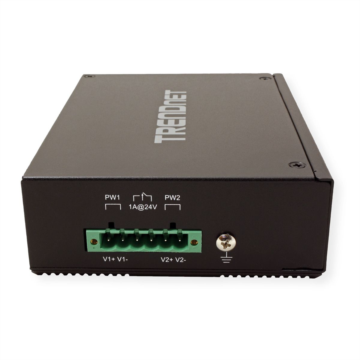 TRENDnet TI-PG80 Switch Rail DIN PoE+ Gigabit industriel renforcé à 8 ports