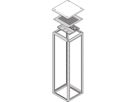 SCHROFF EMV-Toit 800L 800P perforé SMART ECO