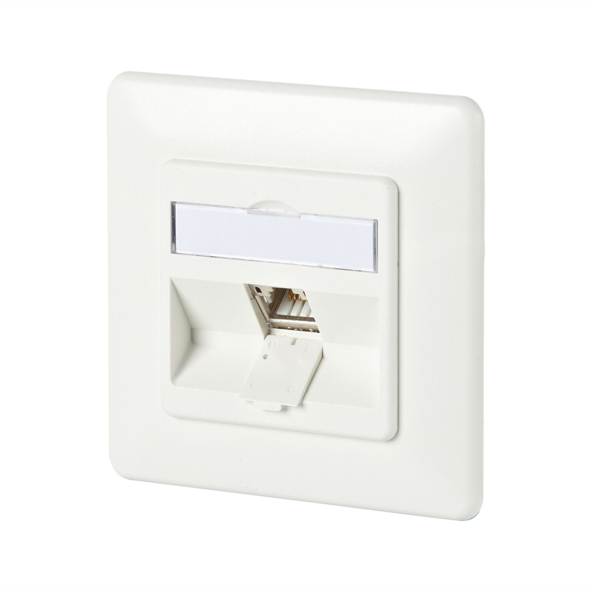 METZ CONNECT C6Amodul 1 port 180°M UP blanc pur