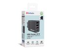 VERBATIM Chargeur USB mural 4 ports 30 W noir