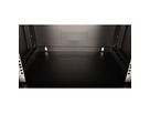 VALUE Boîtier mural 19 pouces 6U, 600 x 450 mm, noir, kit à assembler