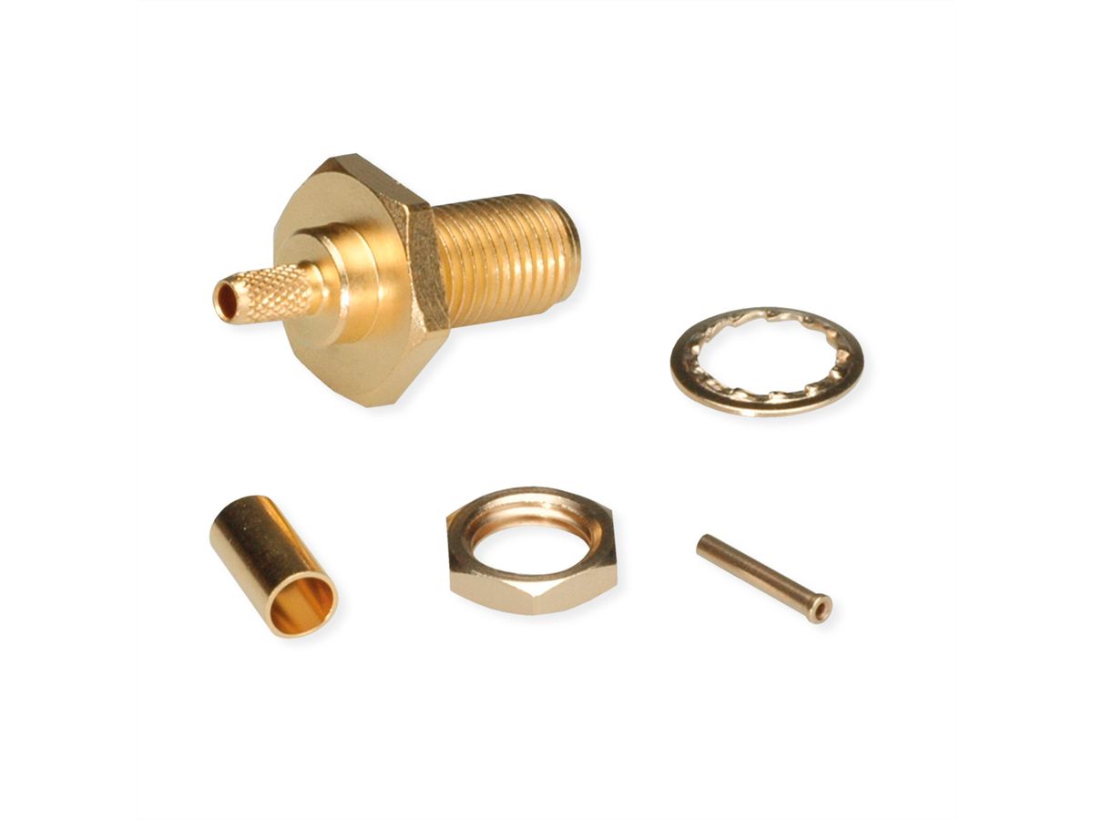 TELEGÄRTNER Prise de câble SMA pour RG-316/U plaquée or