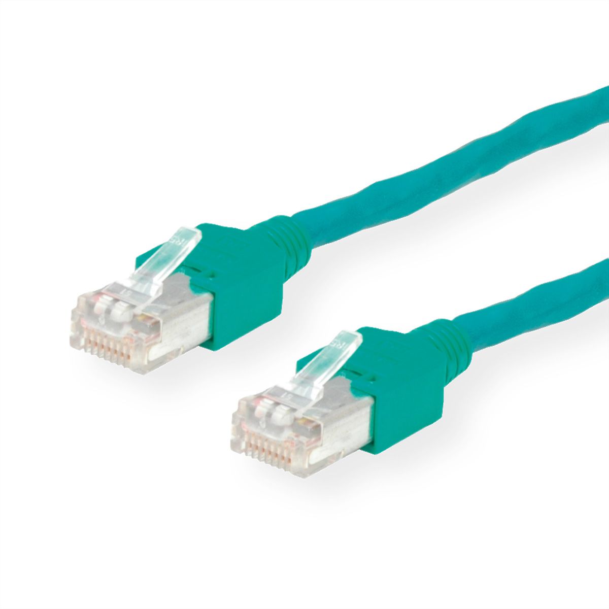 Cordon KERPEN Cat.5e (Classe D) D1-20 SF/U, croisé, vert, 2 m