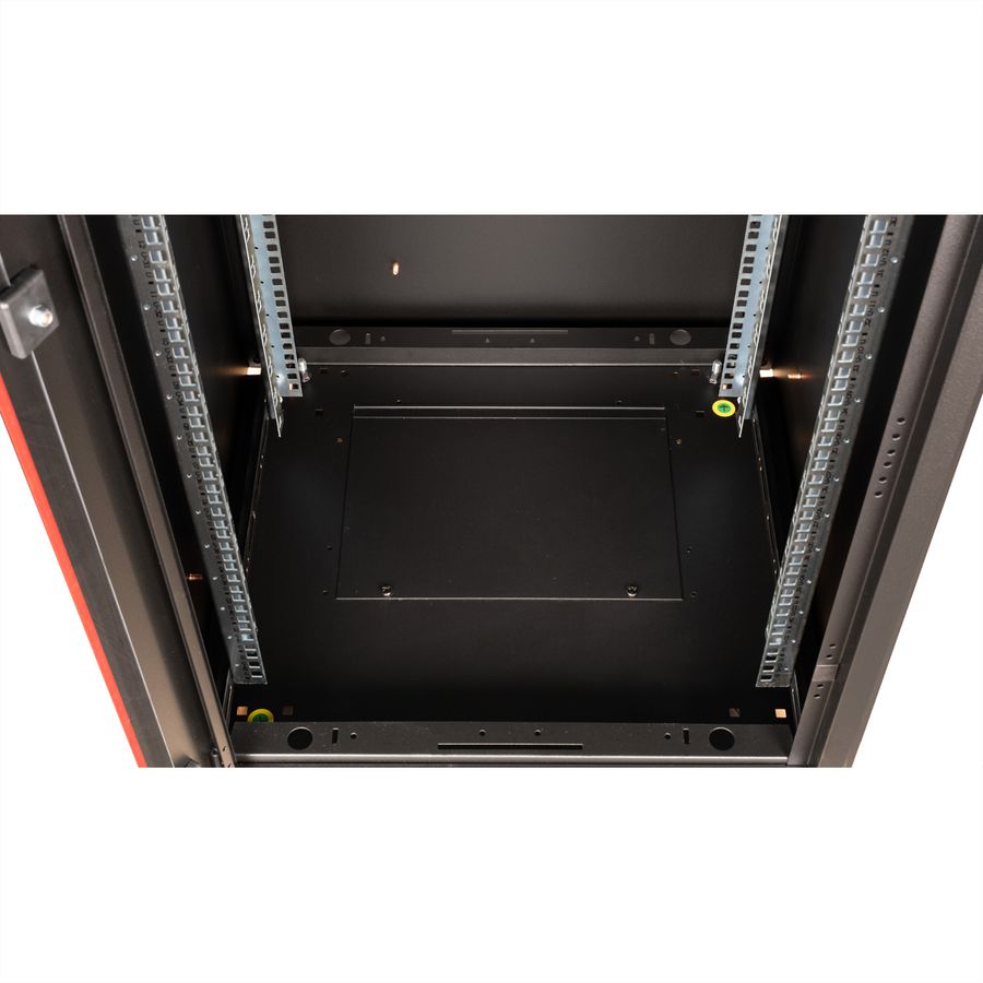 ROLINE 19" Baie réseau Basic 42U, 600x600 LxP Porte verre noir