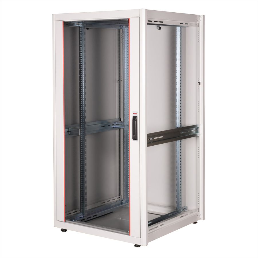 ROLINE 19" Baie réseau Basic 32U, 800x800 LxP Porte verre gris