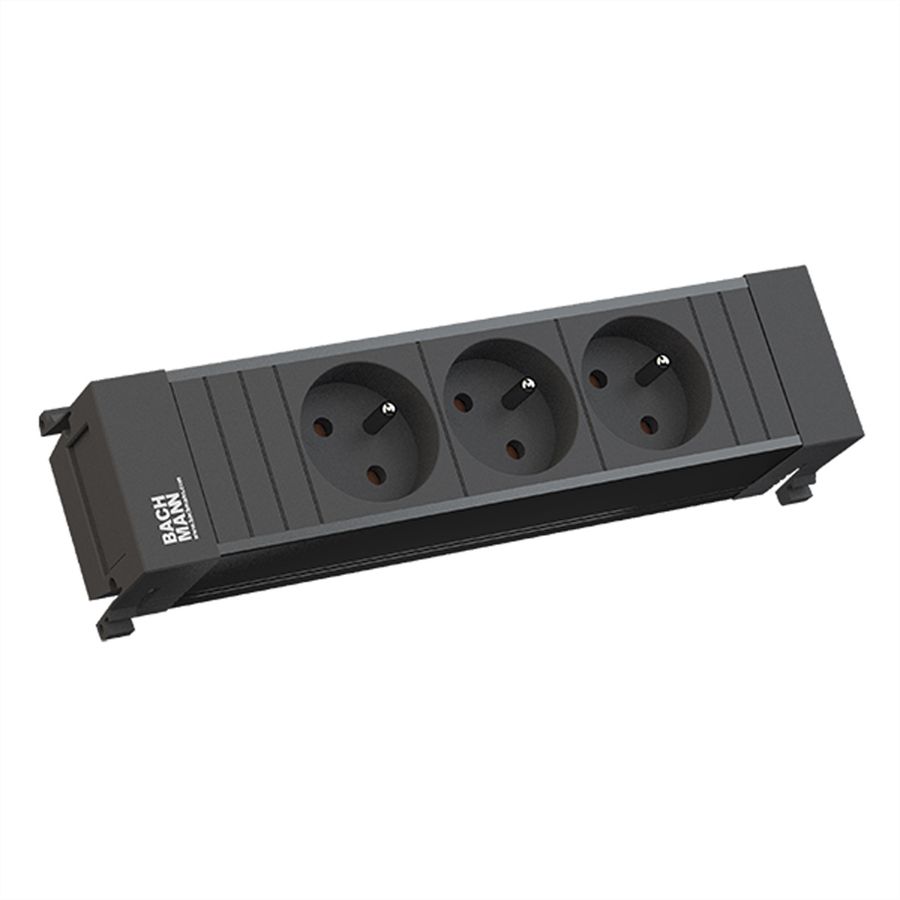 BACHMANN POWER FRAME 3xUTE court profilé plastique noir