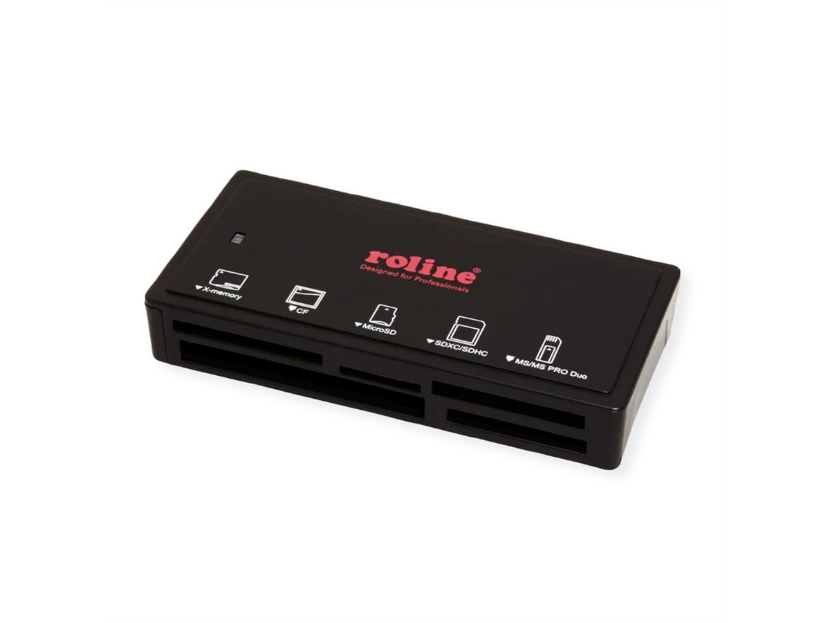 ROLINE Multi Card Reader USB 3.2 Gen 1, noir