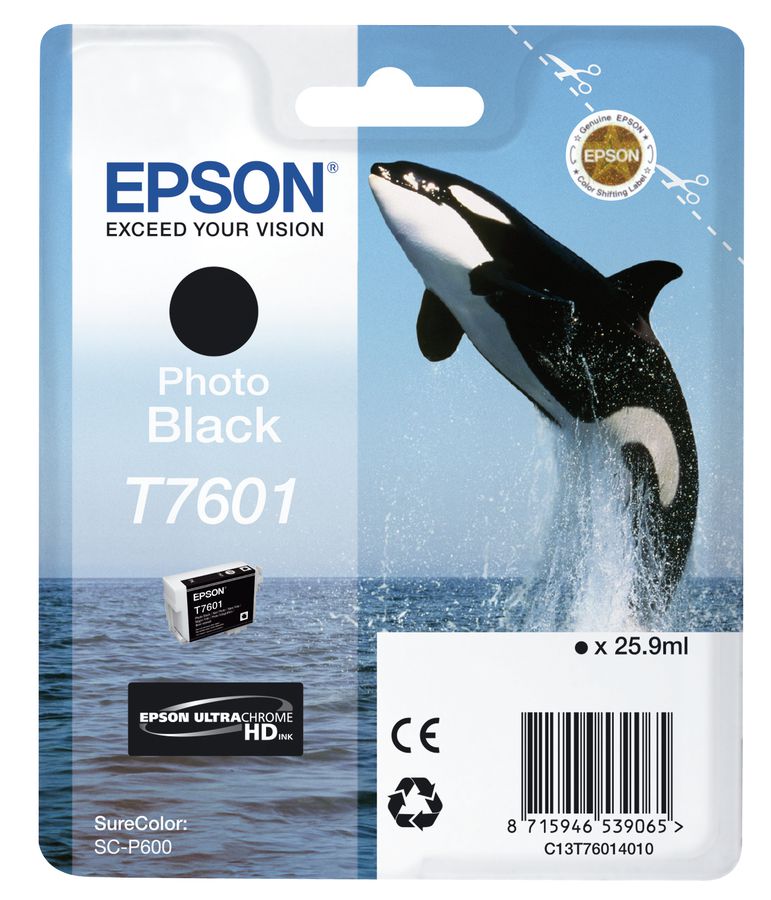 Epson T7601 Noir photo