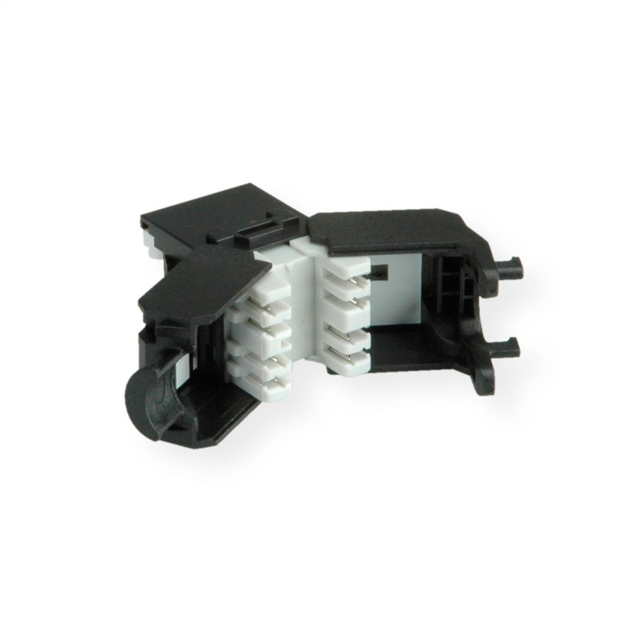 ROLINE Keystone Cat.6A (Classe EA), RJ-45, non-blindé, sans outil, noir