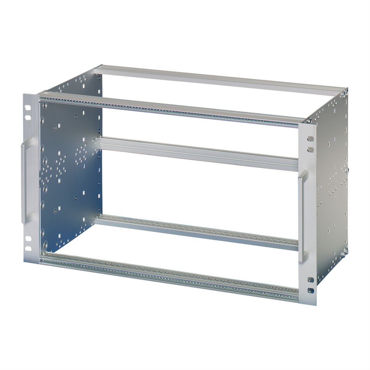 SCHROFF EuropacPRO 19" Subrack Kit pour chemin de fer, blindage rétrofit, EN 50155, 3 U, 84 CV, 235 mm