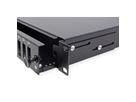 VALUE Panneau de brassage vide 1 UH, amovible, 24x SC-DX/LC quadruple