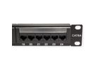 VALUE Panneau de brassage Cat.6A (Classe EA) 19", 24 ports, UTP, noir