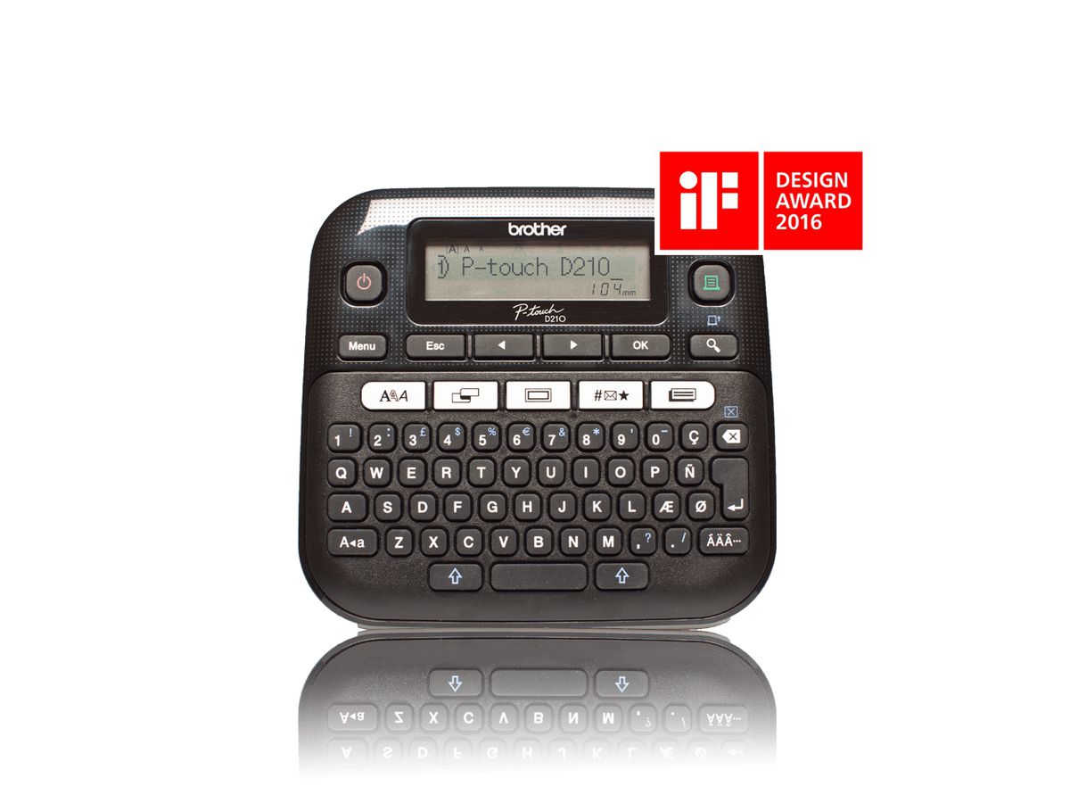 Brother PT-D210 Transfert thermique 180 x 180DPI imprimante pour étiquettes