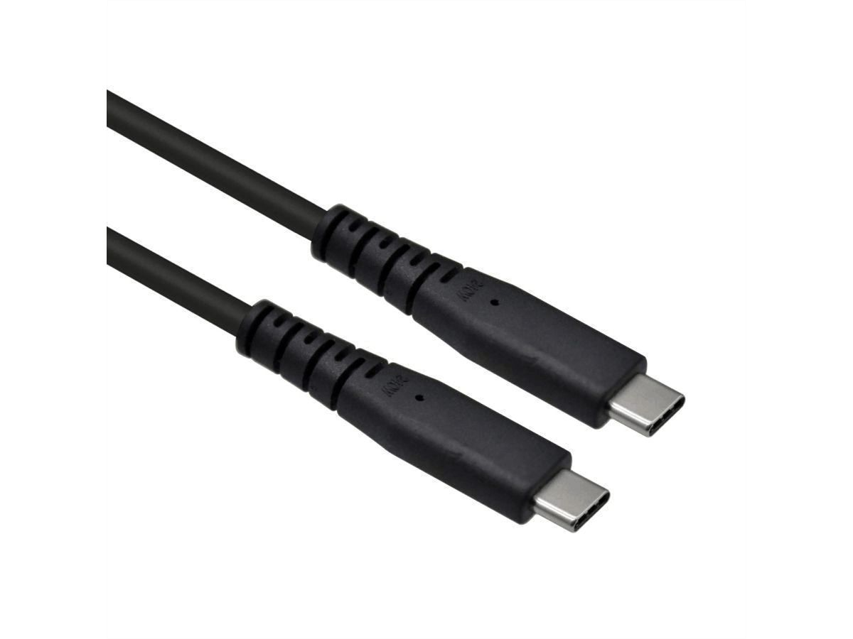 ROLINE Câble USB4 Gen2x2, C–C, M/M, 240W, noir, 3 m