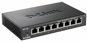 D-Link DES-108 commutateur réseau Non-géré Fast Ethernet (10/100) Noir