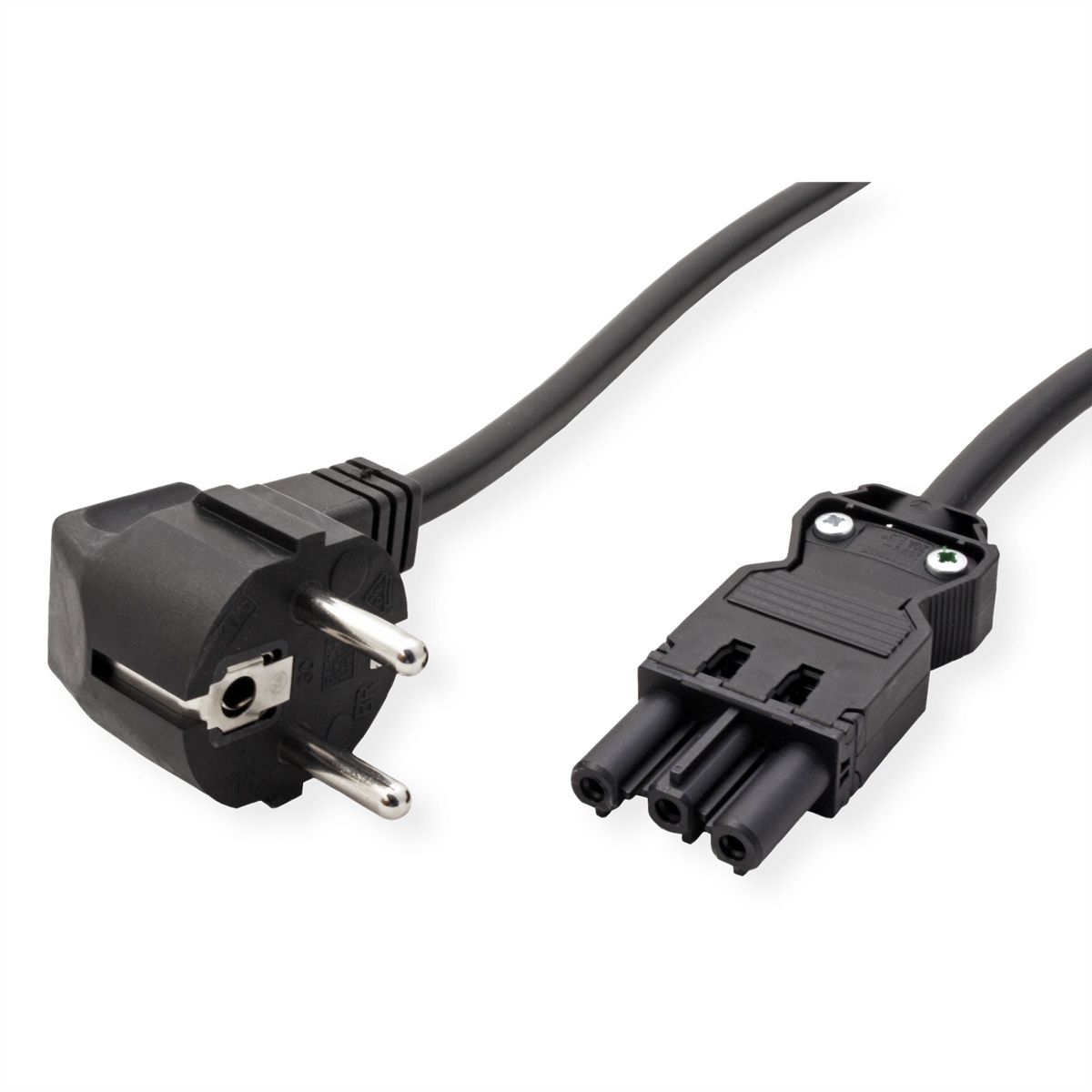 Câbles de raccordement Wieland® SCHROFF pour connecteurs femelles, GST18, 2.5 m, 2P+T/UTE