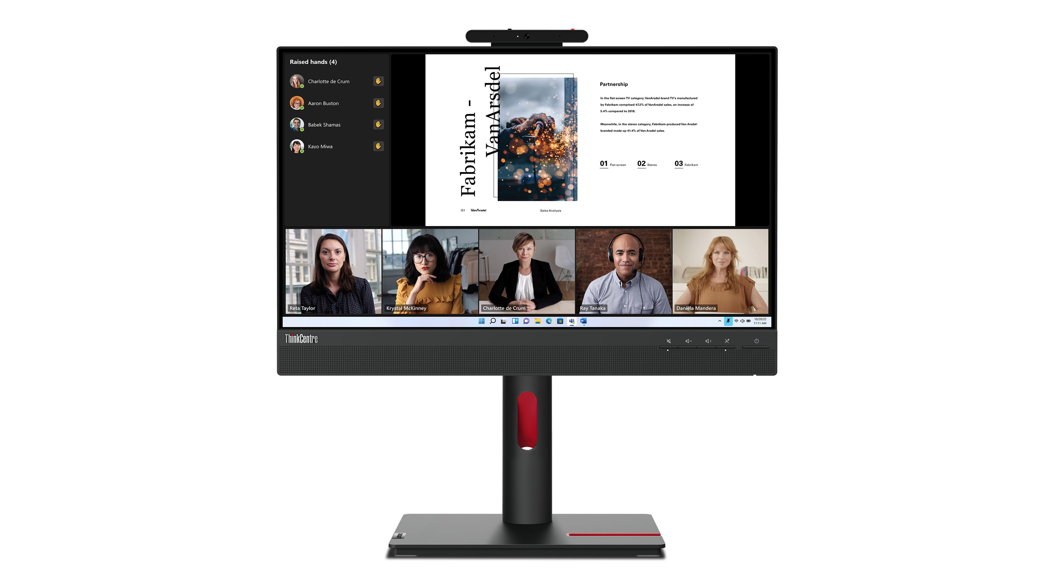 Lenovo ThinkCentre TIO-22 Gen5 Moniteur