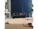 BACHMANN DESK2 2xUTE 1xUSB C/C 45W, L=0,2m RAL9005