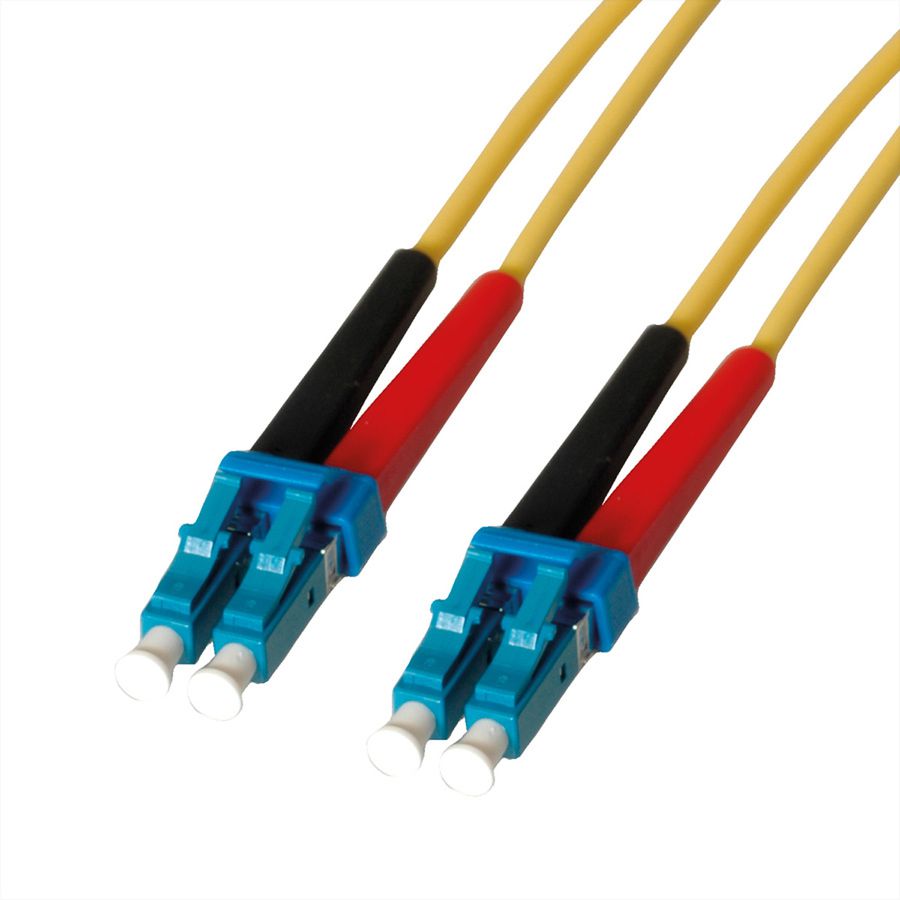 LEONI Câble FO duplex 9/125µm, Suhner LC/LC, 2 m