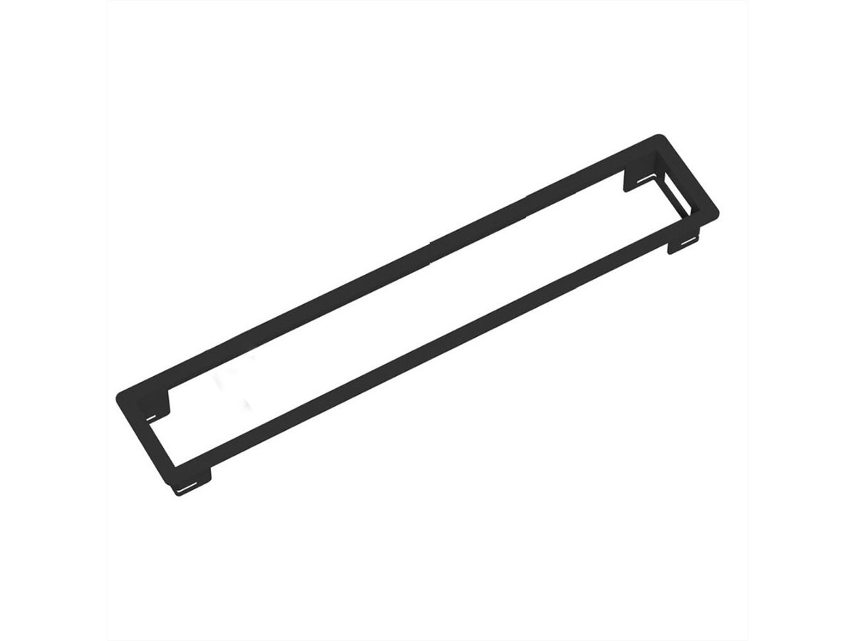 BACHMANN POWER FRAME Cadre large 6 ports, noir